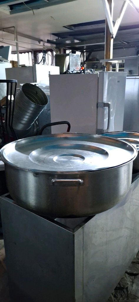 Paslanmaz Çelik Tencere tabanlı paslanmaz kapaklı tencere 70cm cetring - 2