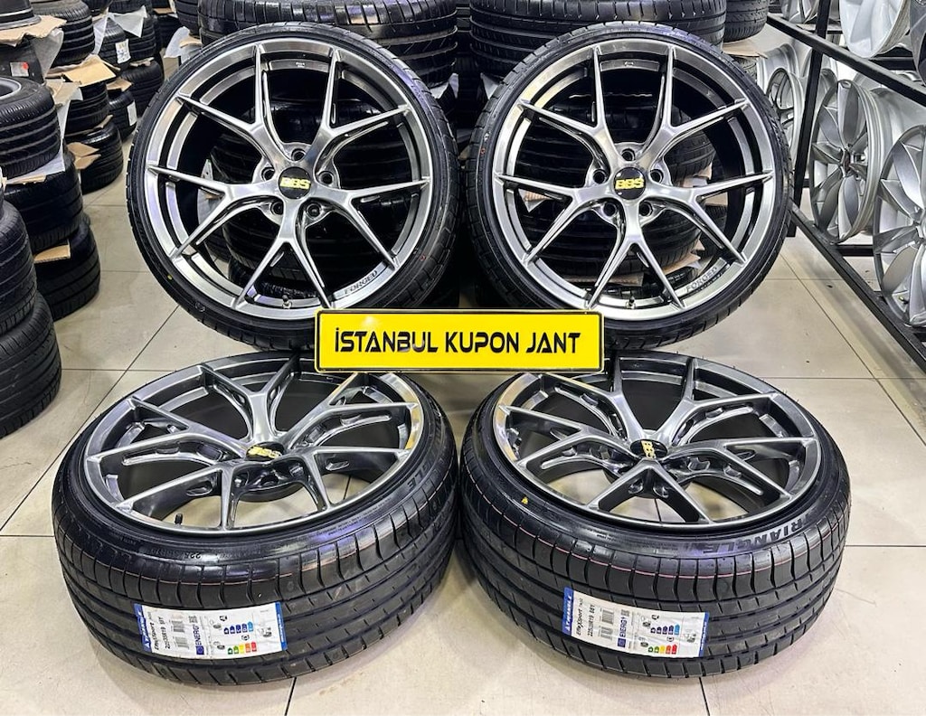 19 İNÇ SIFIR !! BBS Fİ-R 5x112 TRİANGLE JANT LASTİK TAKIMI 215/35/19 - 18