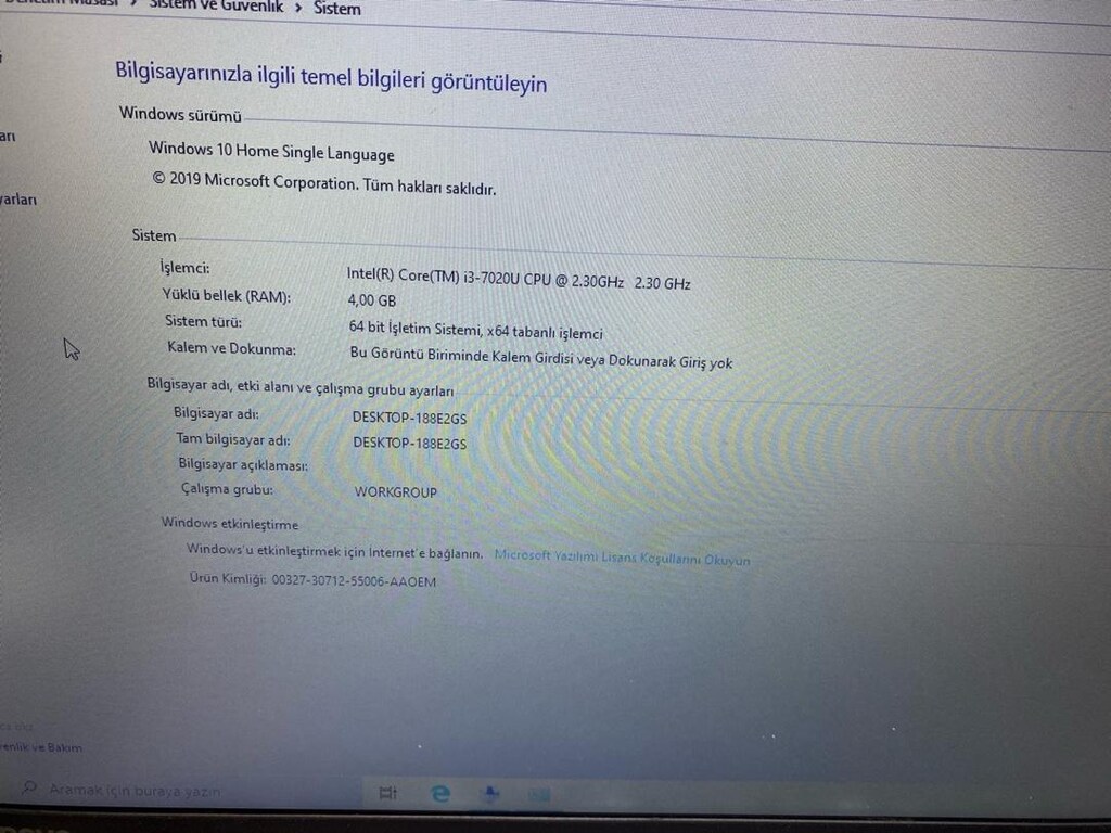 LENOVA LEPTOP İ3 7.ci NESİL YANINDA SÜPER HEDİYELER OSMANİYE - 5
