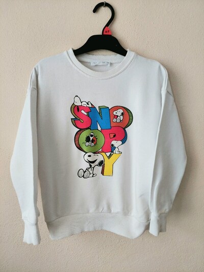 ZARA Snoopy baskılı kız çocuk sweatshirt