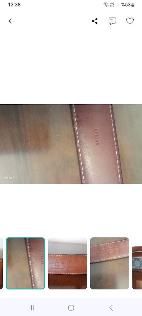 LOUIS VUITTON M6995 DAMIER CANVAS MODEL - 9