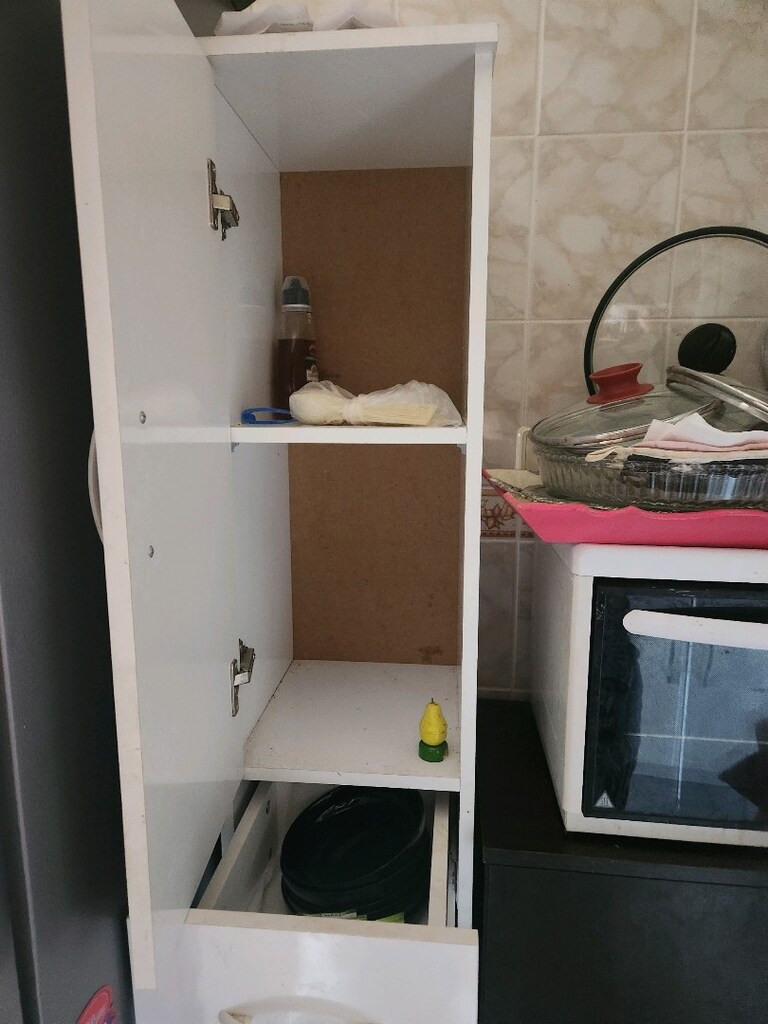 tekli mdf saglam parmak mdf beyaz boy dolabi - 5