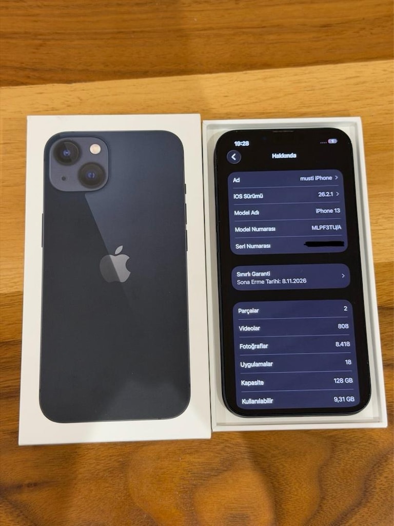 Apple iPhone 13 128 GB | %85 Pil Sağlığı | Garanti| Kutulu & Faturalı - 8