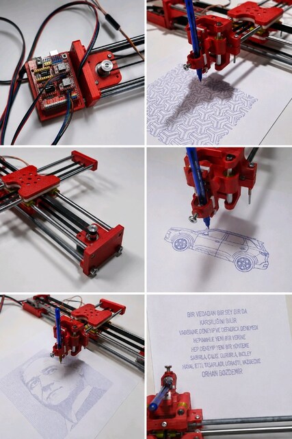 ÖZEL YAPIM CNC KALEM PLOTTER – YAZI & ÇİZİM MAKİNESİ