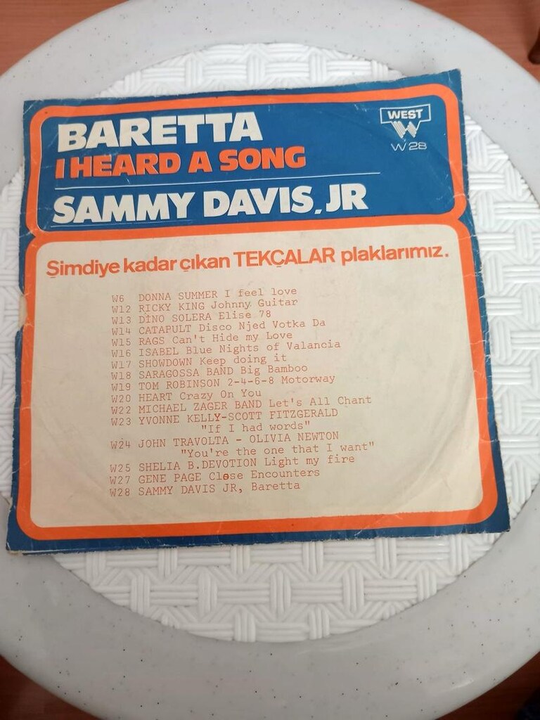 Sammy Davis Jr. 45’lik Plak (1978) - 2