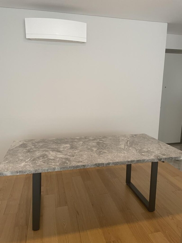 SIFIR, GERÇEK MERMER MASA, TUNDRA GREY - 3