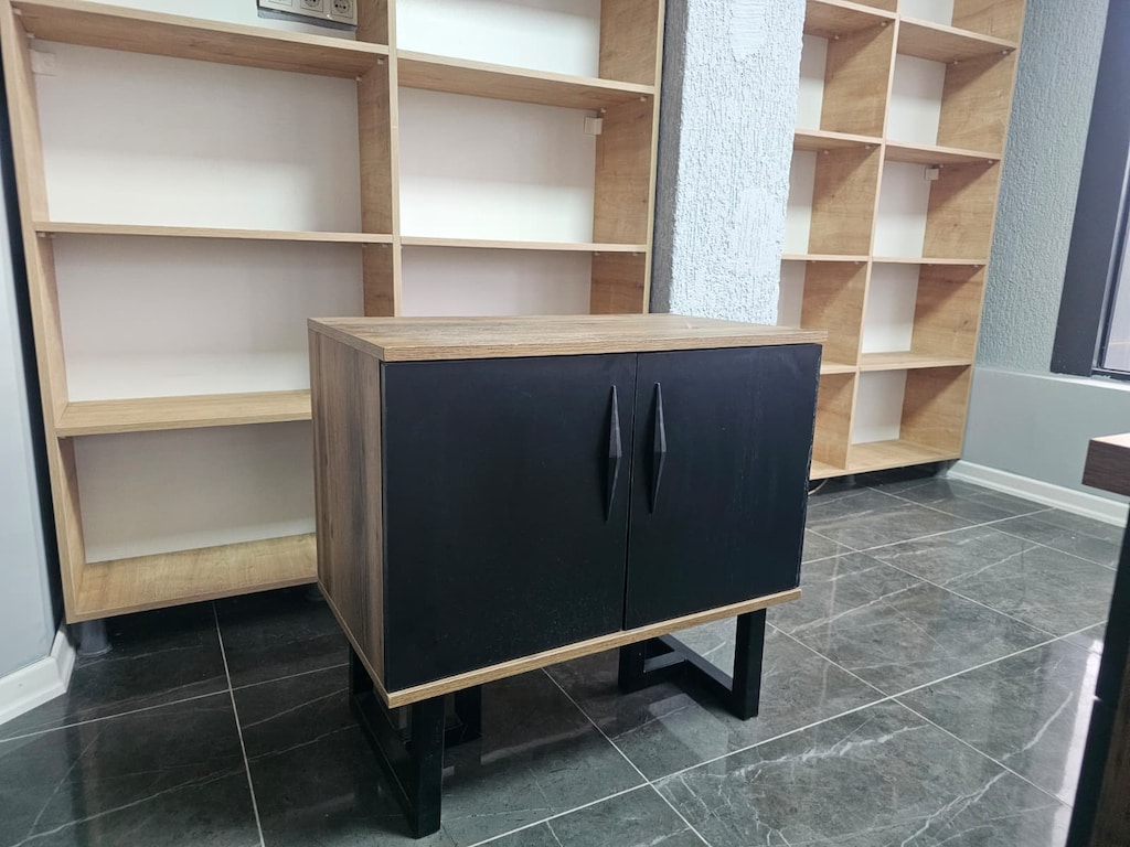220 cm Özel Tasarım Yönetici Masası + Etajer Çok Temiz - 7