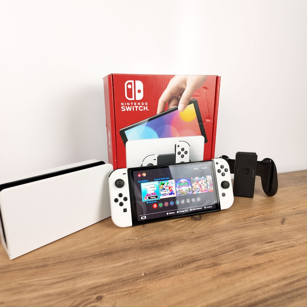 NINTENDO SWITCH OLED CFW 256 GB 40 OYUN YÜKLÜ İKİNCİ EL TEMİZ - 4