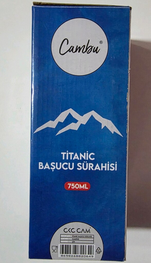Cambu termosilikat mantar kapak çok amaçlı sürahi. Sıfır kutusunda. - 5
