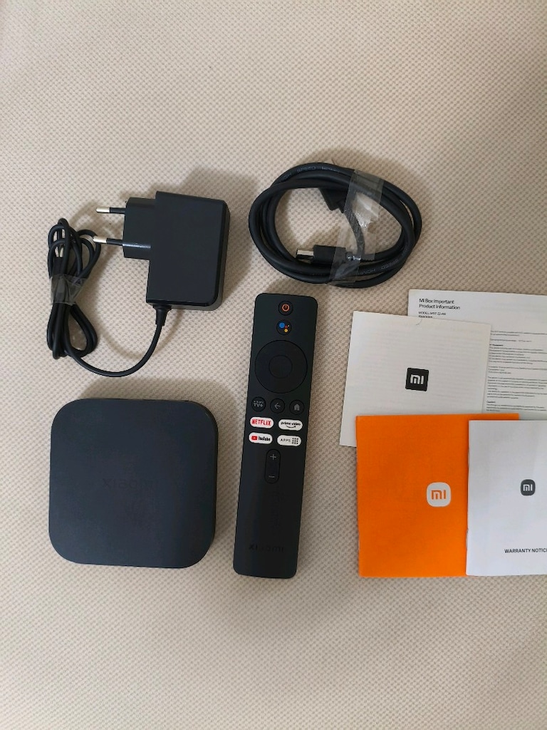 Xiaomi Mi Box S 4K 2.Nesil Android TV Box - Tertemiz / Full Set