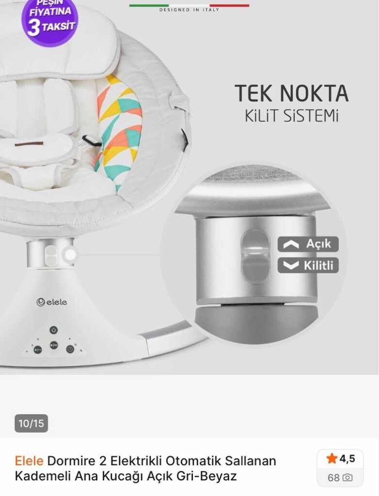 elektrikli ve pilli ana kucağı elele marka - 2