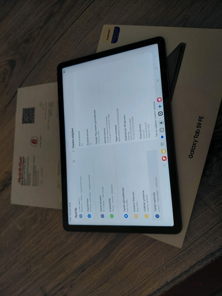 SIFIRDAN FARKSIZ YURTİÇİ 3AY GARANTİLİ 128GB 6RAM 10.9İNÇ SAMSUNG S9FE - 4