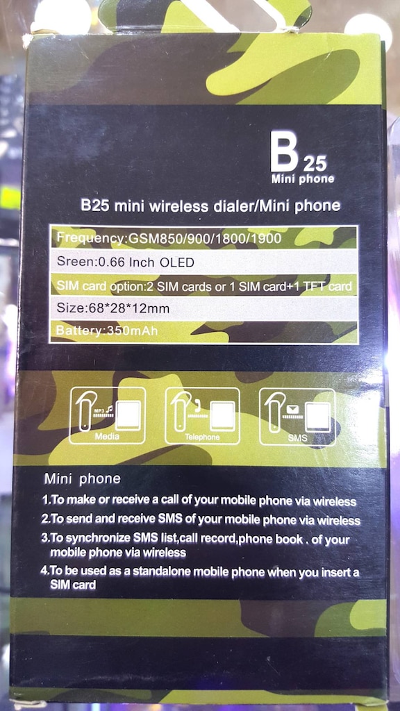 PARMAK MİNİ TUŞLU TELEFON - 9