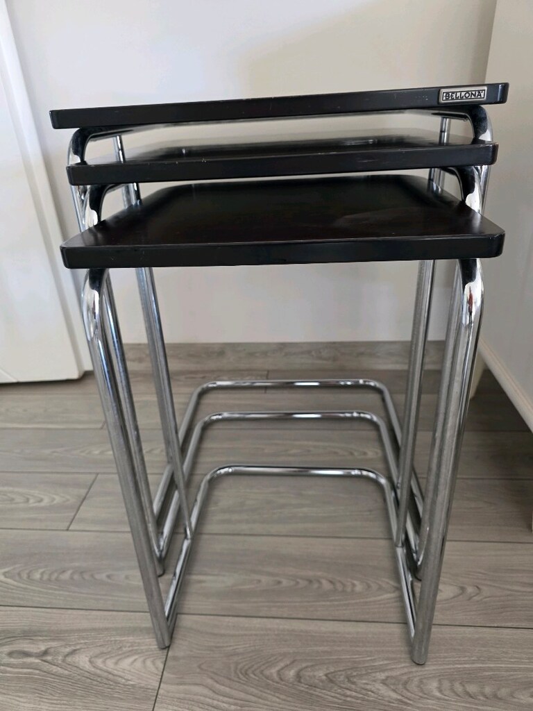 BELLONA 3 LÜ KROM AYAKLI SEHPA - 9
