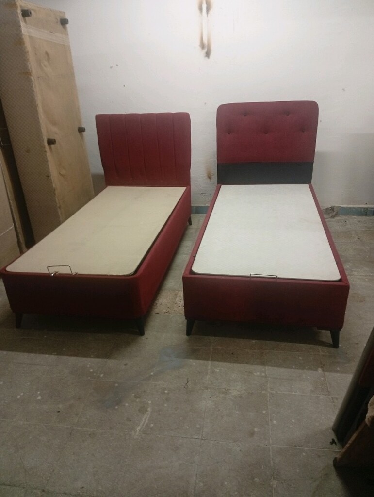 satılık 2 tane tek kişilik baza başlık vd yatak - 6