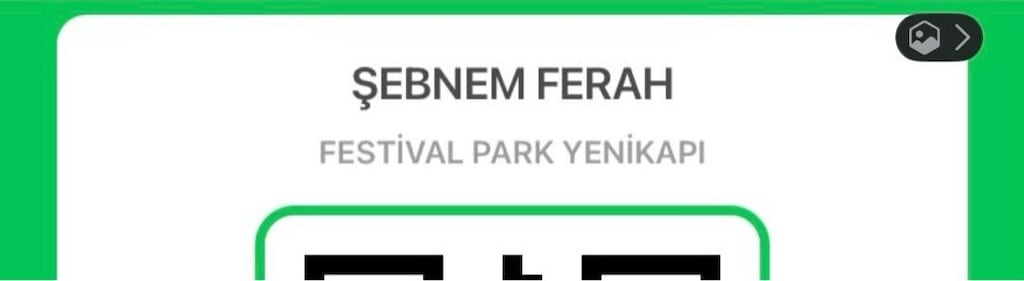 Şebnem Ferah 18 Temmuz Yenikapı 2 adet genel alan bilet - 2