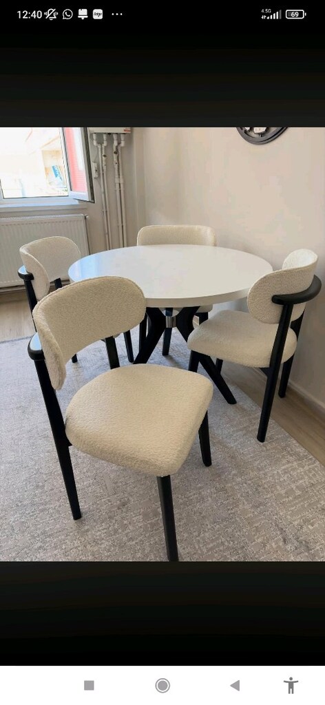 Bohem Ergonomik Yemek Masası Takımı - 4