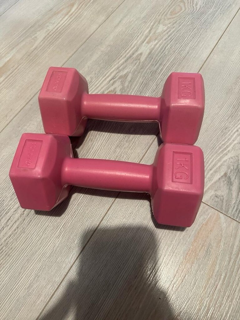 Delta Pembe 1 Kg Dumbbell Seti - 2
