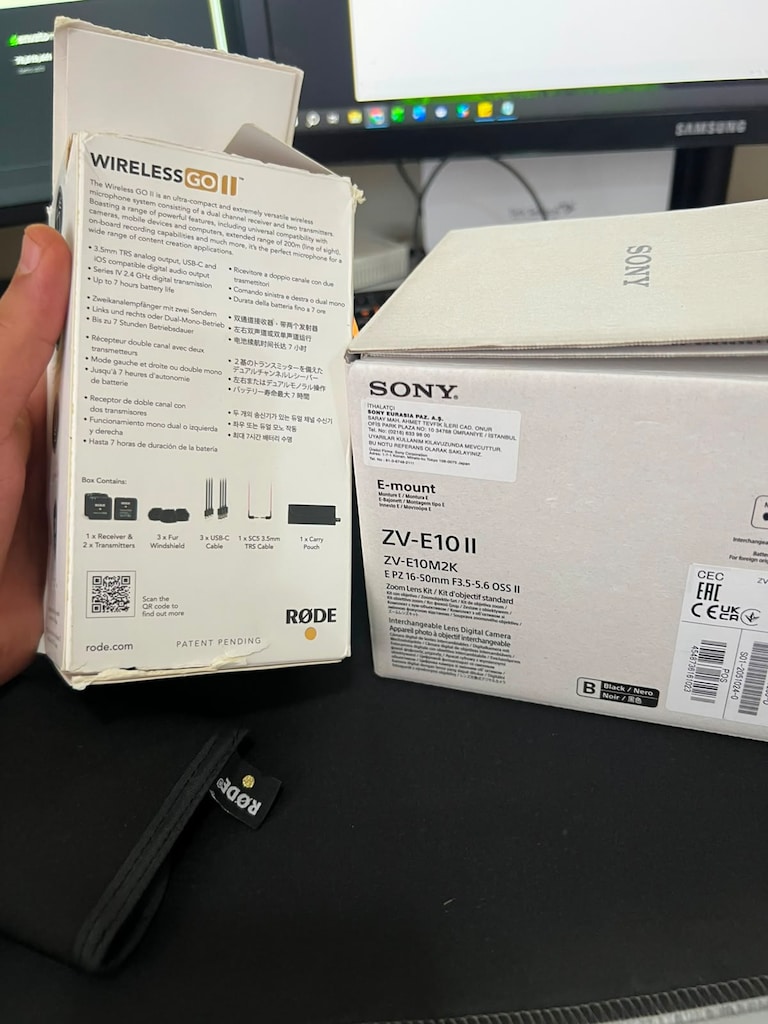 İLK GELEN ALIR - SONY ZV E10-M2 + RODE WIRELESS GO2+ 512GB SD KART - 4