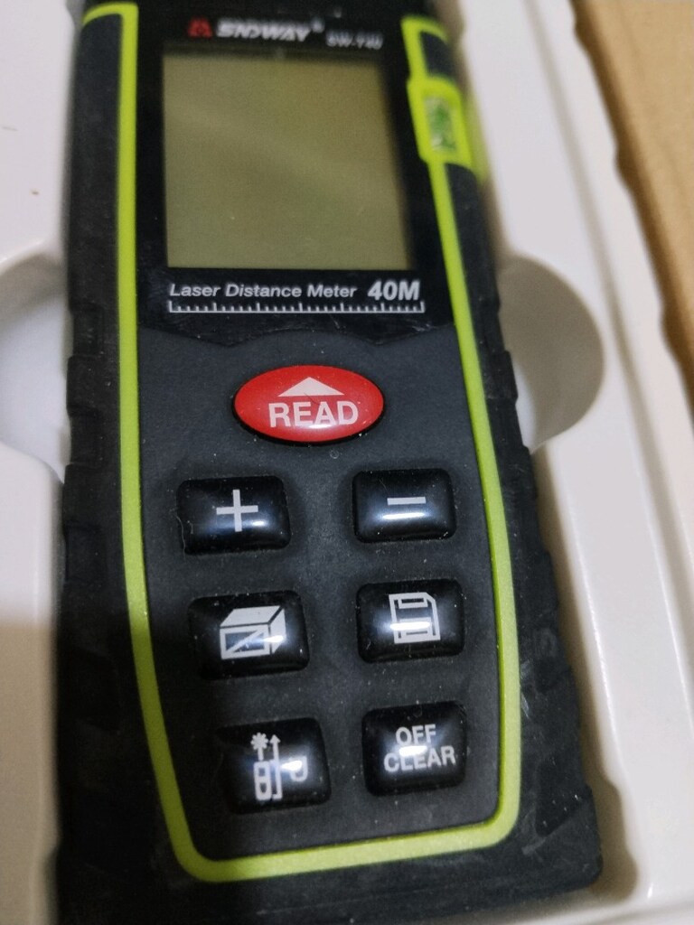 YENİ KUTUSUNDA SNDWAY MARKA 40 METRE KAPASİTELİ LAZER METRE ÖLÇER - 8