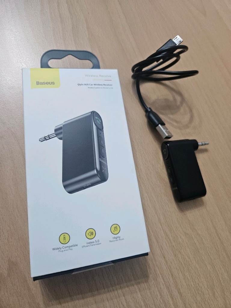 BASEUS QİYİN WXQY-01 BLUETOOTH 5.0 AUX SES AKTARIM KİTİ - 3