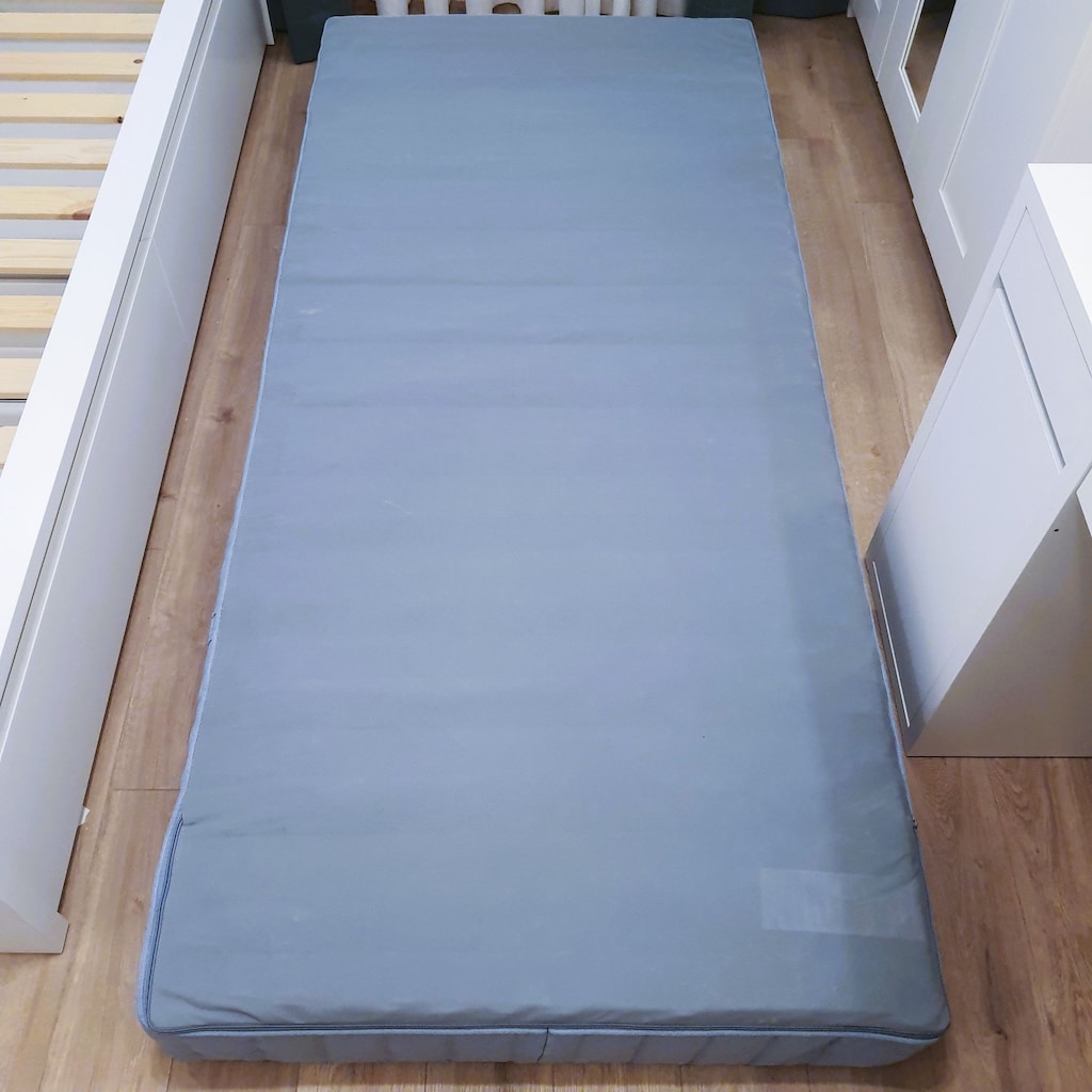 IKEA VESTERÖY TEK KİŞİLİK SERT YATAK AÇIK MAVİ 90x200 CM 2 ADET - 2