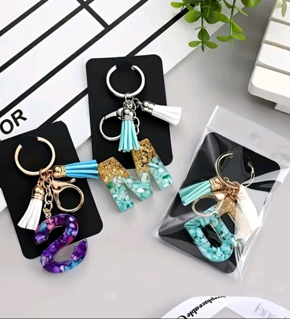 epoksi harf anahtarlık 100 adet 5000 TL - 2
