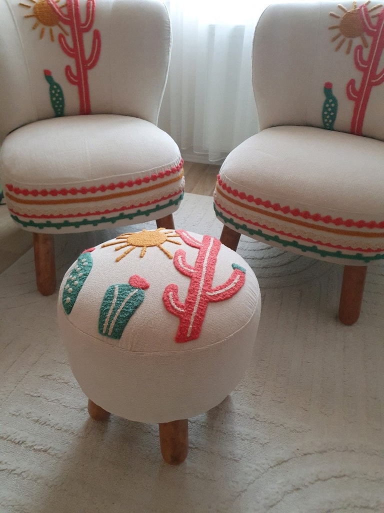 Pinterest punch berjer ve puf takımı - 4