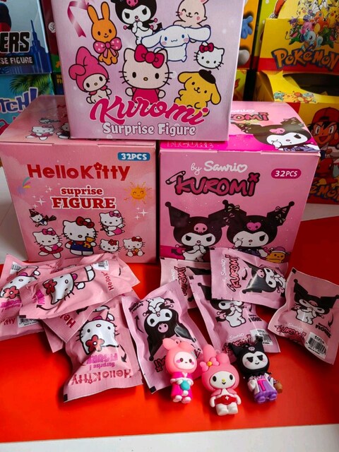 Kuromi hello kitty sürpriz figür paketi