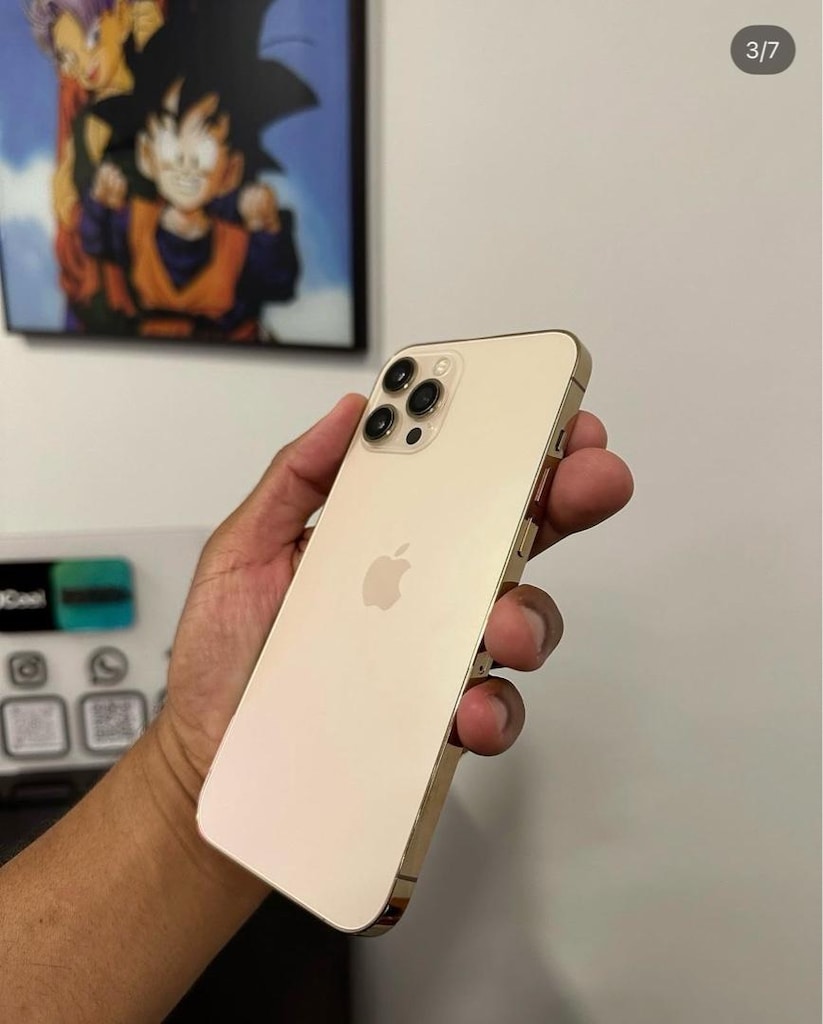 iPhone 12 Pro Max 128 GB Gold Türkiye Cihazı - 3
