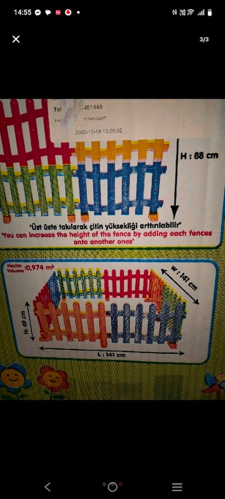 8 parçalı plastik çitler - 2