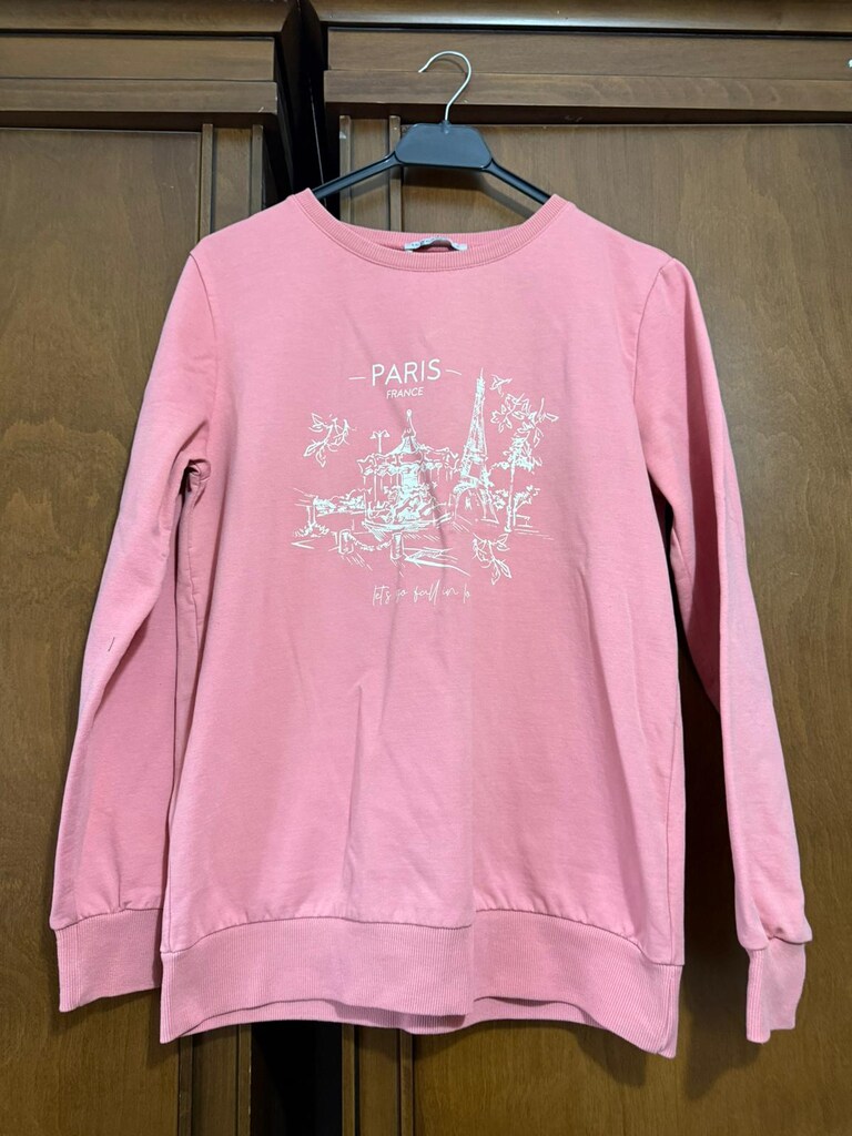 Pamuklu Sweatshirt ler (L) large beden büyük indirimli - 3