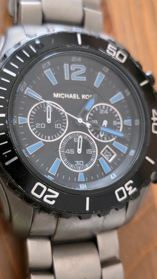 MICHAEL KORS MK-8231 "drake" Titanyum kronometreli kol saati - 3