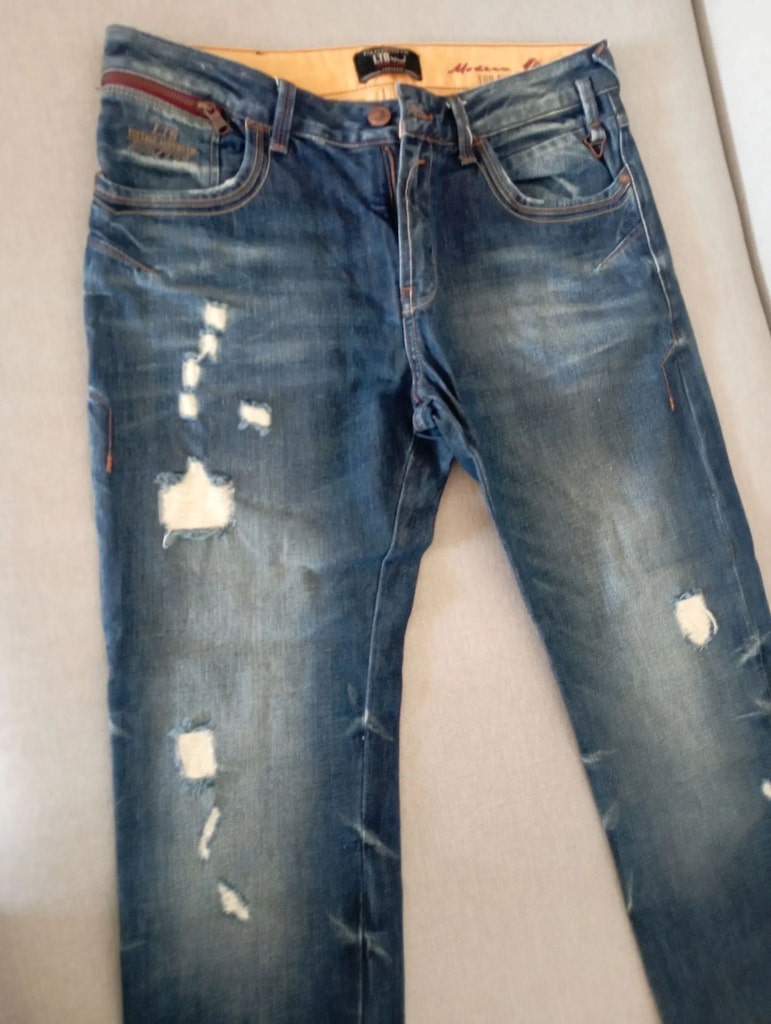 LTB Yırtık Detaylı Mavi Jean Pantolon 34/34 beden - 2