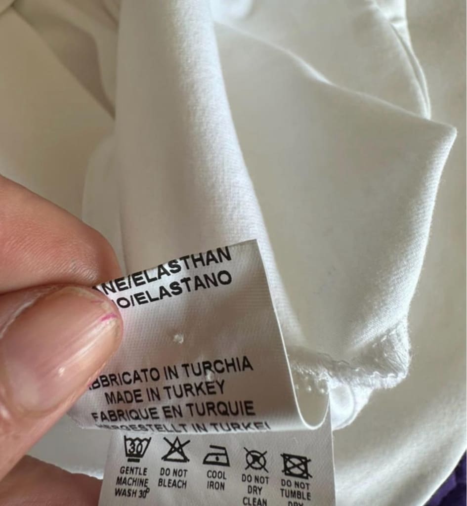 Calvin Klein Jeans Beyaz Uzun Kollu Tişört - 4