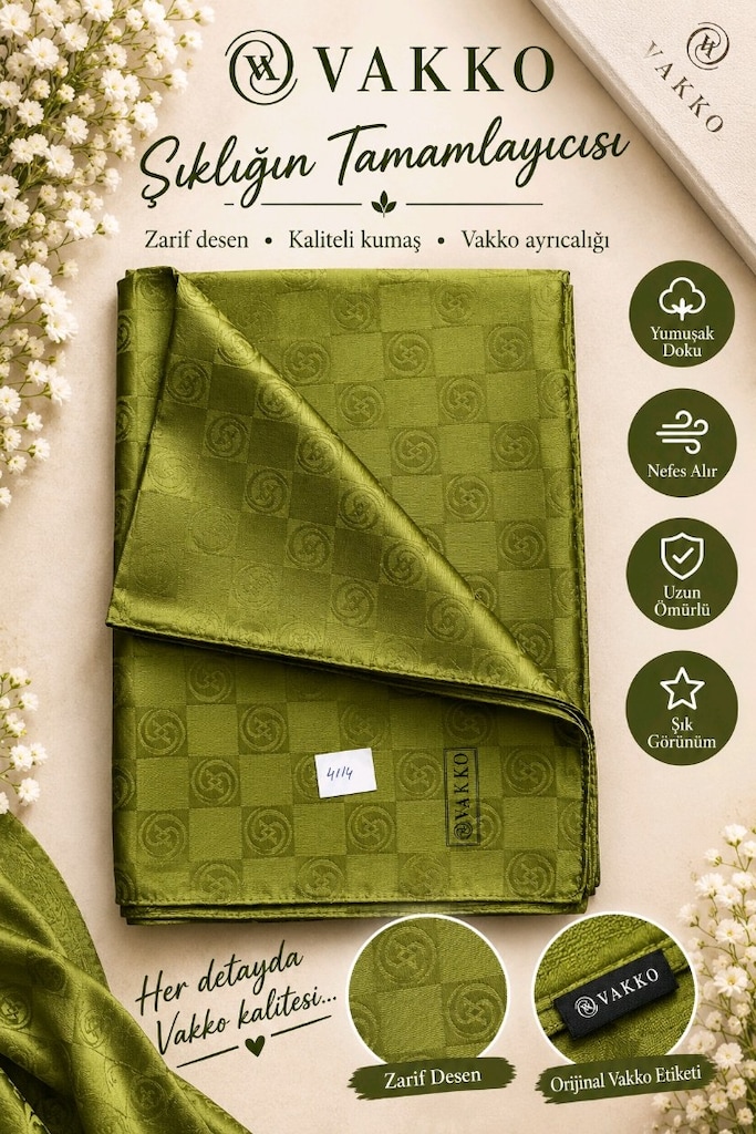 Vakko pamuklu soft kaliteli şal - 2