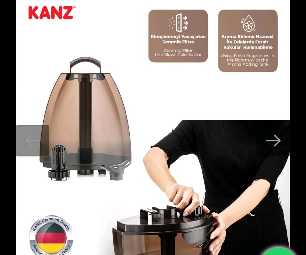 KANZ KNZ-0634 (MH-602) – 5,8 L Ultrasonik Hava Nemlendirici - 6