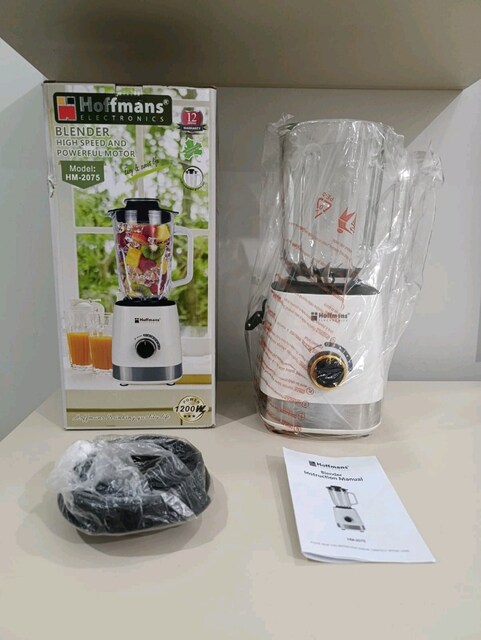 Hoffmans 1.5 L 1200W Cam Sürahili Buz Kırıcı Blender