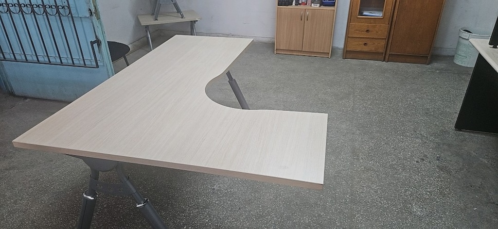 Ofis masası L masa metal ayaklı - 7