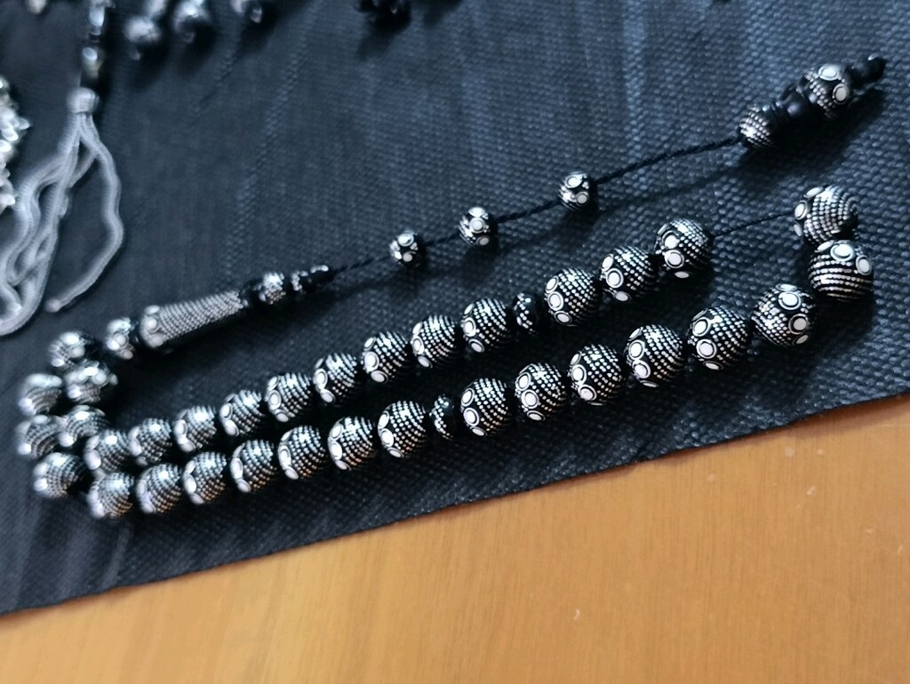 gümüş çakimli kuka tesbih - 2