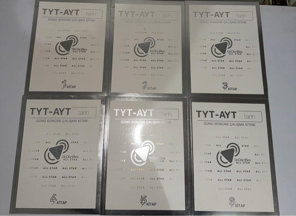 56 ADET FULL SET 345 ALL STAR TOPLAM SIFIR TYT-AYT - 4