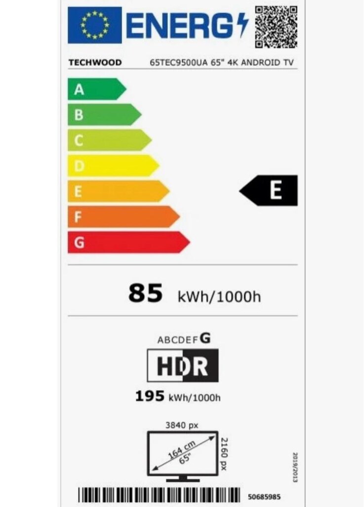Techwood 65TEC9700U 65" 165 Ekran Dahili Uydu Alıcılı 4K Ultra HD Smar - 4