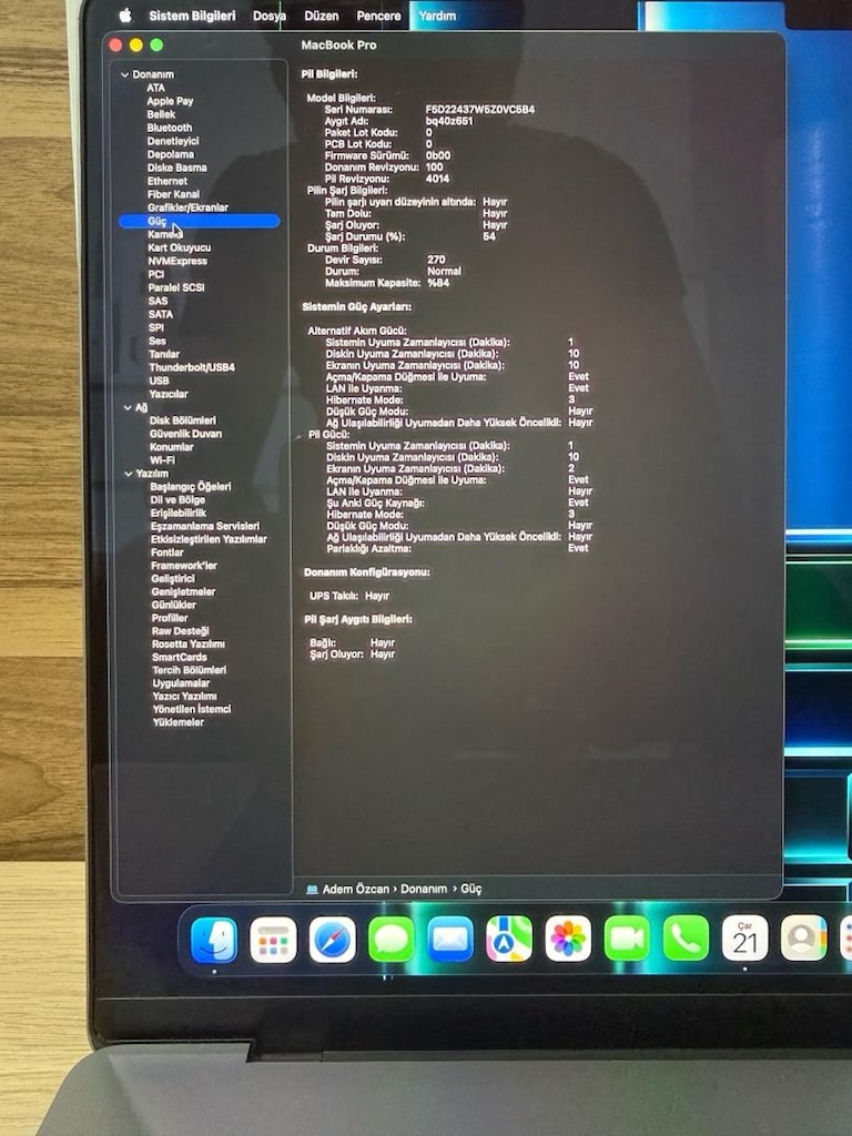 MacBook Pro / M1 Pro / 16 inç / 32 GB Ram / 512 GB Ssd - 3