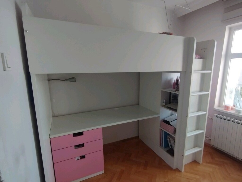 Acil satılık Ikea ranza masa dolap seti - 5