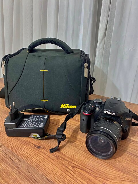 Nikon D3400 18-55 Lens | Temiz Kullanılmış | Düşük Shutter | Çantalı