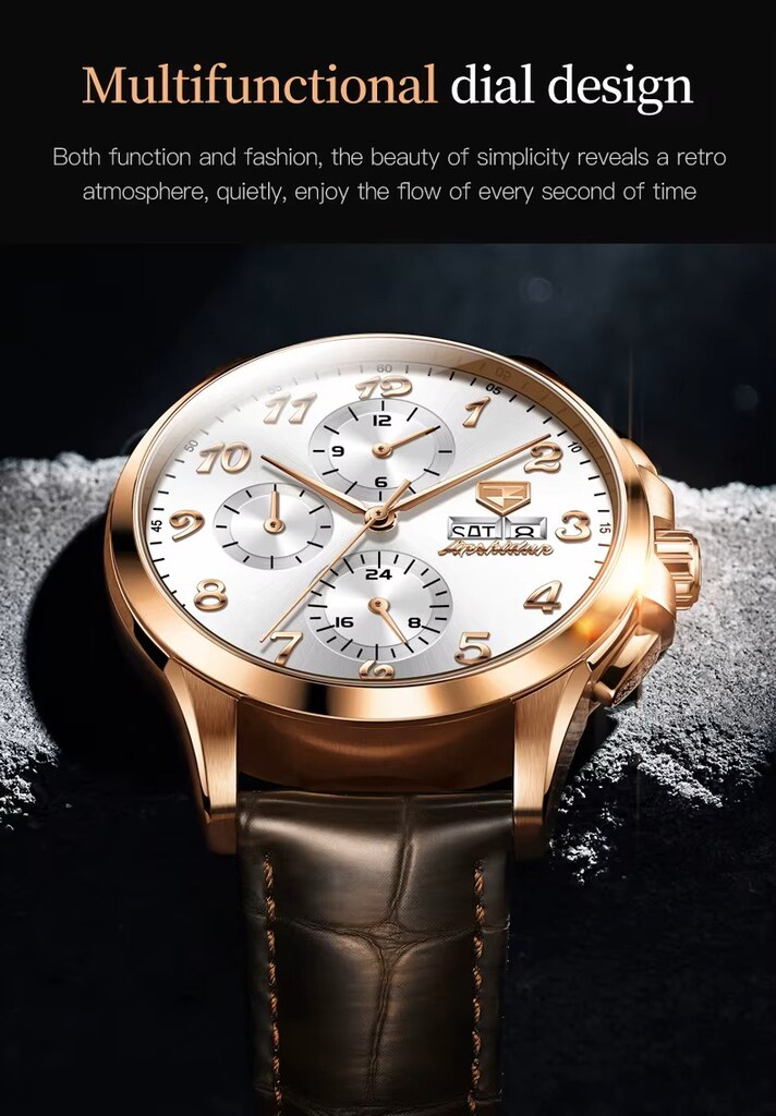 Jsdun Luxury Automatic Self Winding Watch - 7