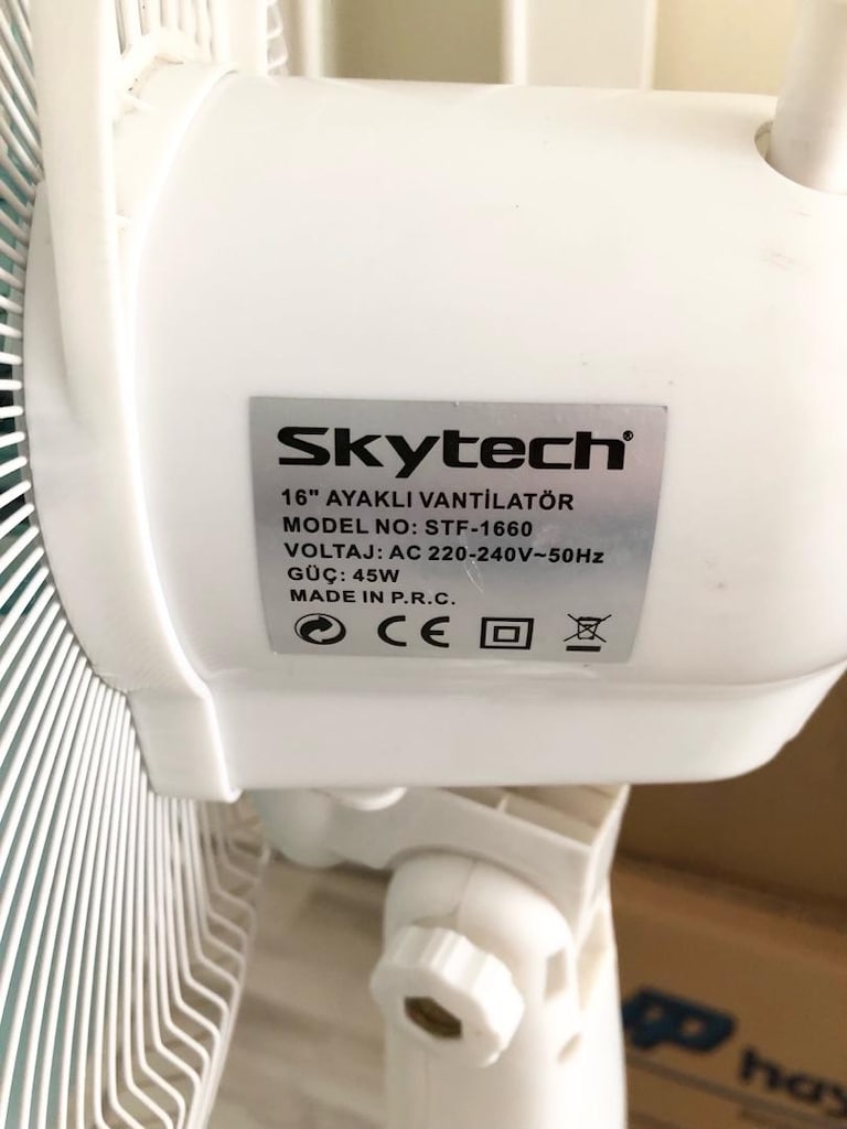 skytech Zaman ayarlı ayaklı vantilatör deneyerek verilecektir - 4