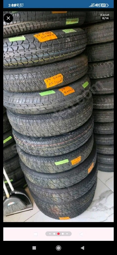 orjinal Fiat egea 5X98 15 inç stepne 125 80 15 kriko takimi set - 7