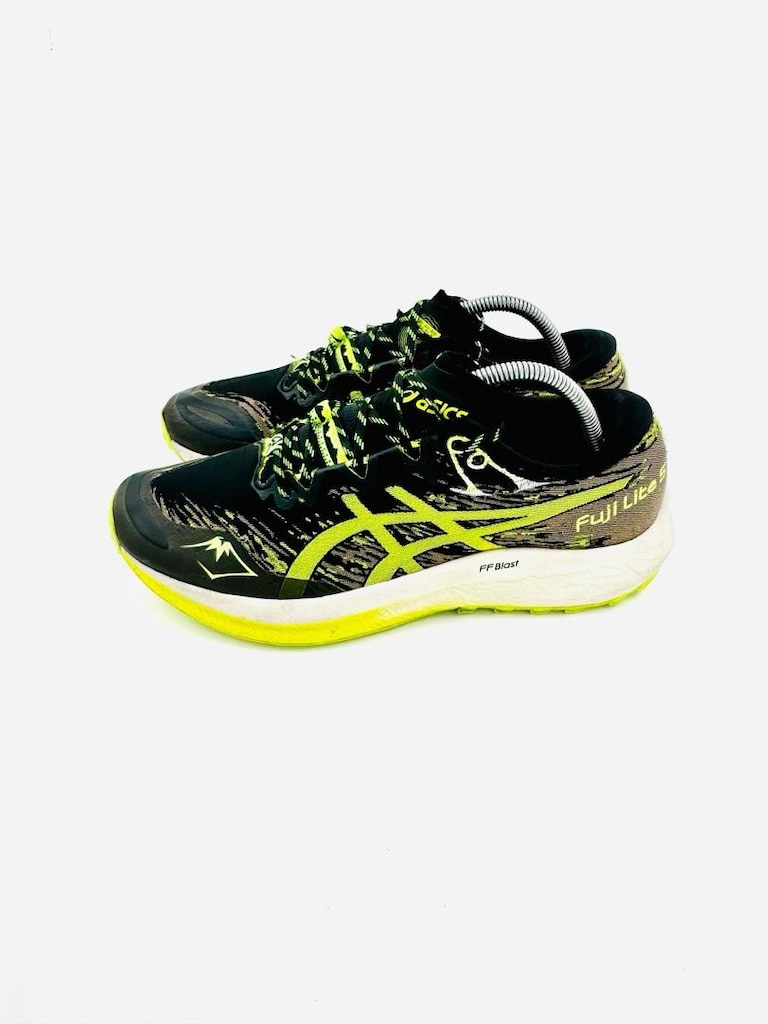 Asics Neon Sarı Siyah Koşu Ayakkabısı - 6