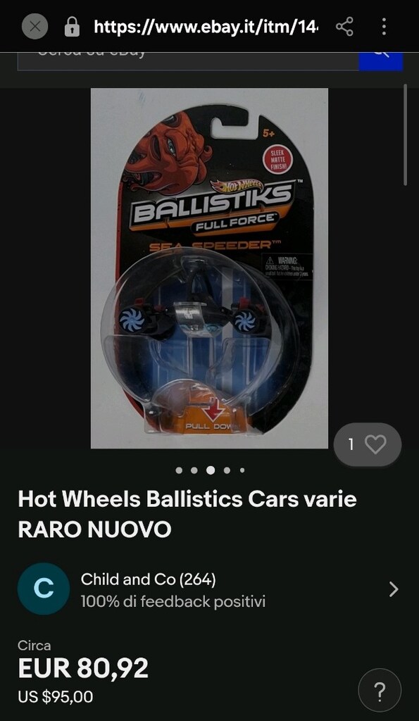 Hot Wheels Ballistiks Full Force Black And Red Sea Speeder Araba - 5